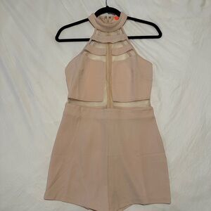 Pink Nude Romper - S/M